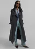 Veyron Trench Coat - Storm Grey sold by Frankie Shop