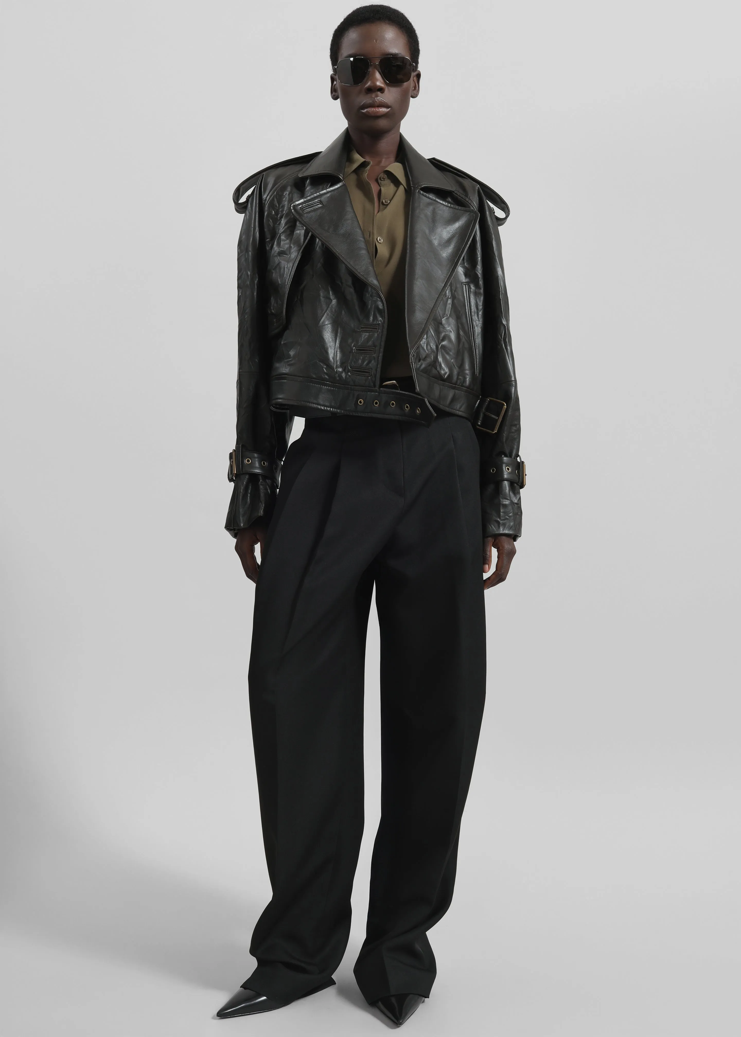 Gudu Jacket #07 - Brown sold by Frankie Shop product image thumbnail 4