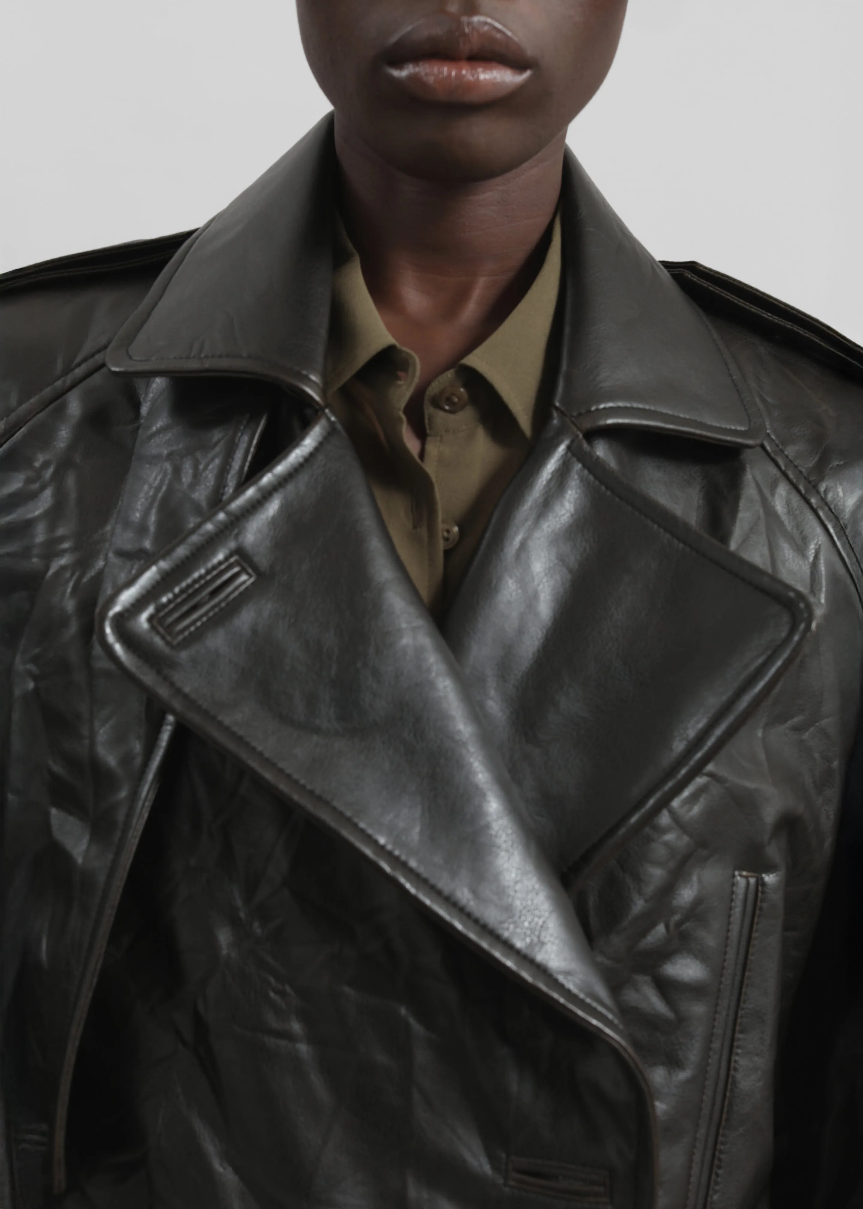 Gudu Jacket #07 - Brown sold by Frankie Shop product image thumbnail 5