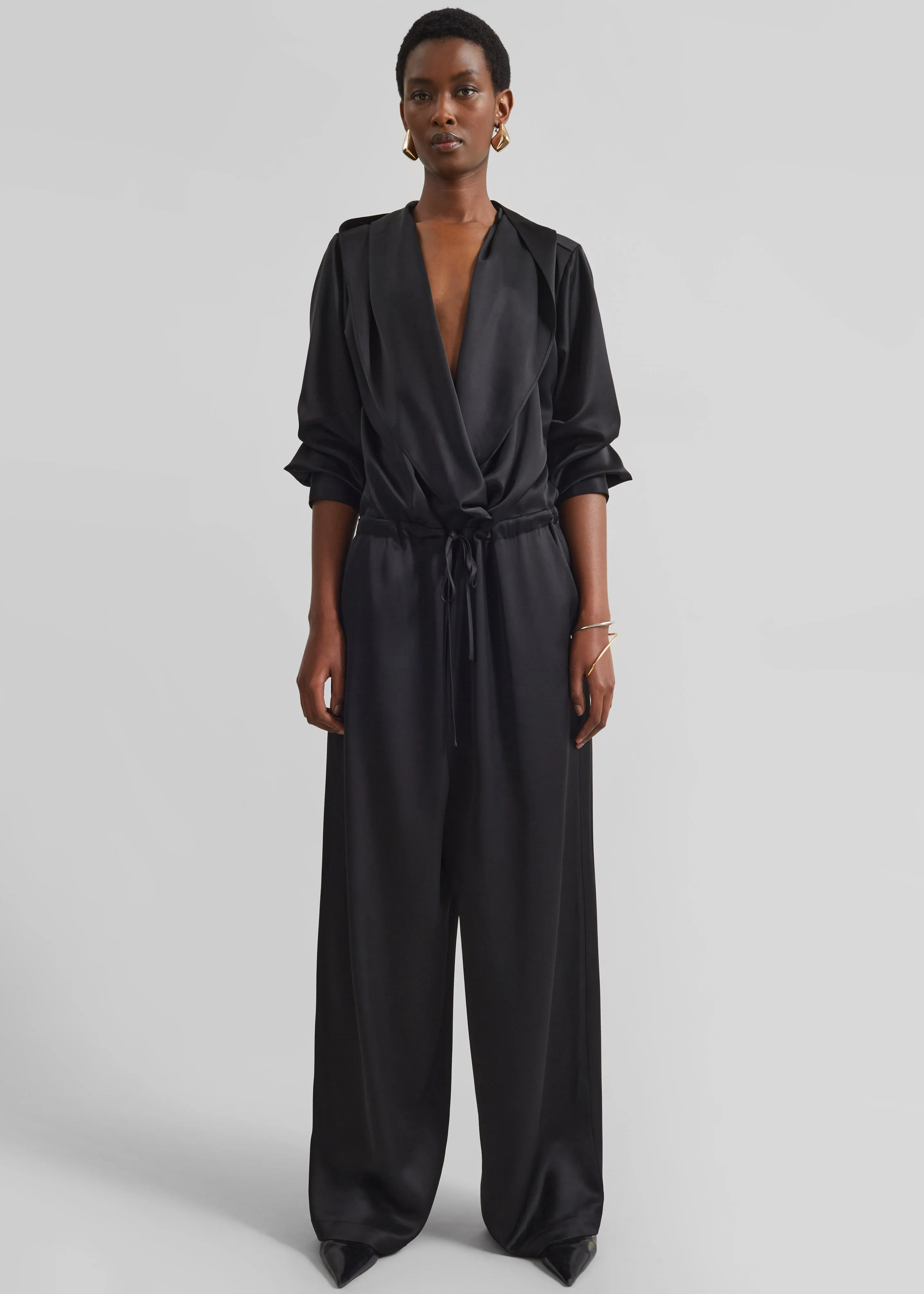 Jesmond Hooded Jumpsuit - Black sold by Frankie Shop product image thumbnail 2