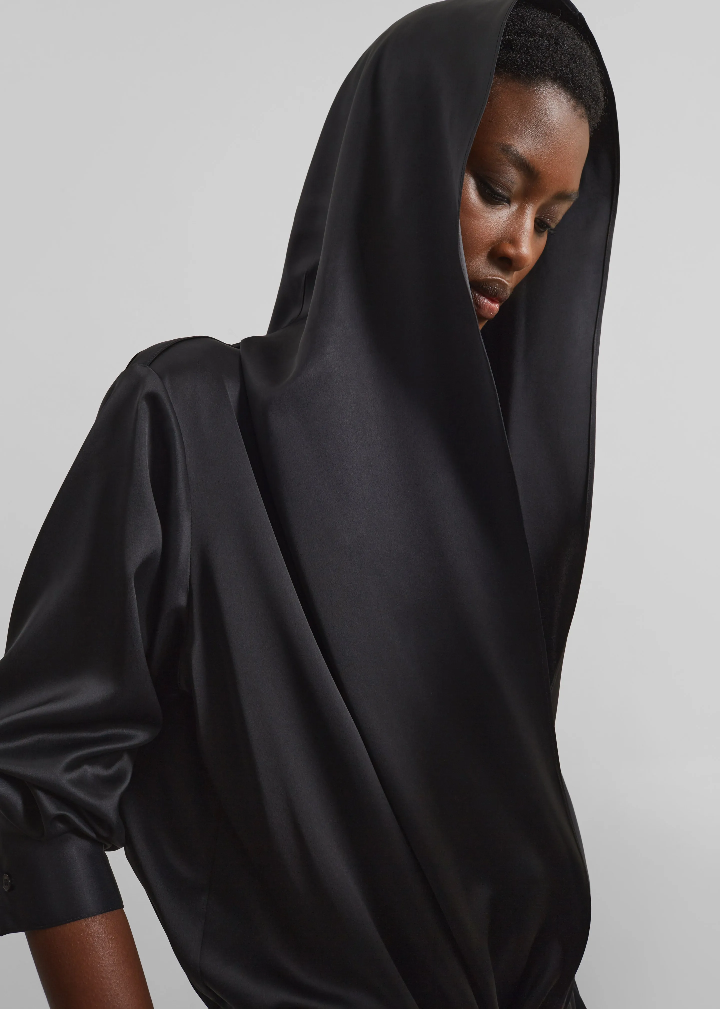 Jesmond Hooded Jumpsuit - Black sold by Frankie Shop product image thumbnail 4