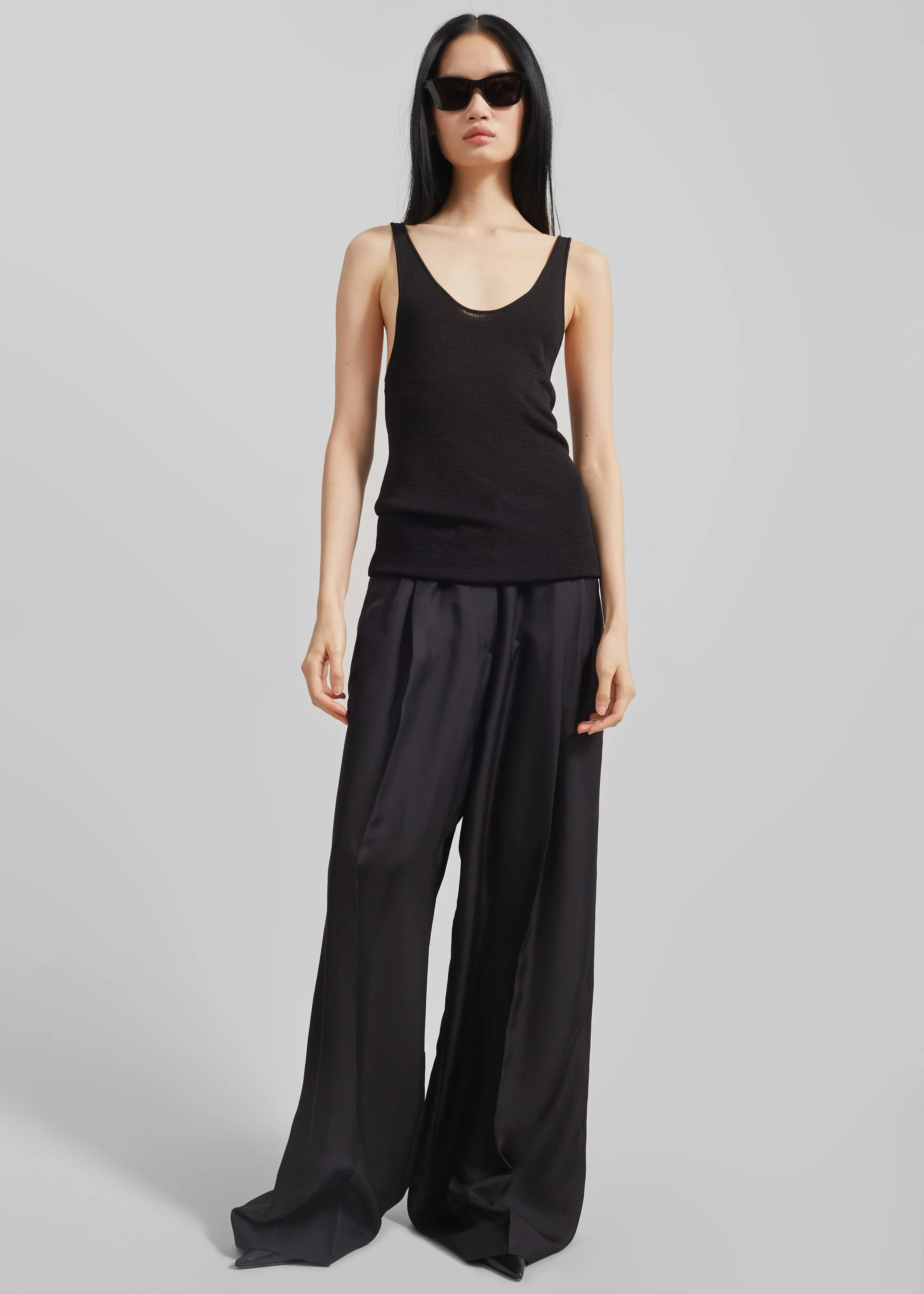 Rivo Knit Tank Top - Black sold by Frankie Shop product image thumbnail 2