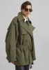 Mavis Oversized Short Trench - Khaki sold by Frankie Shop