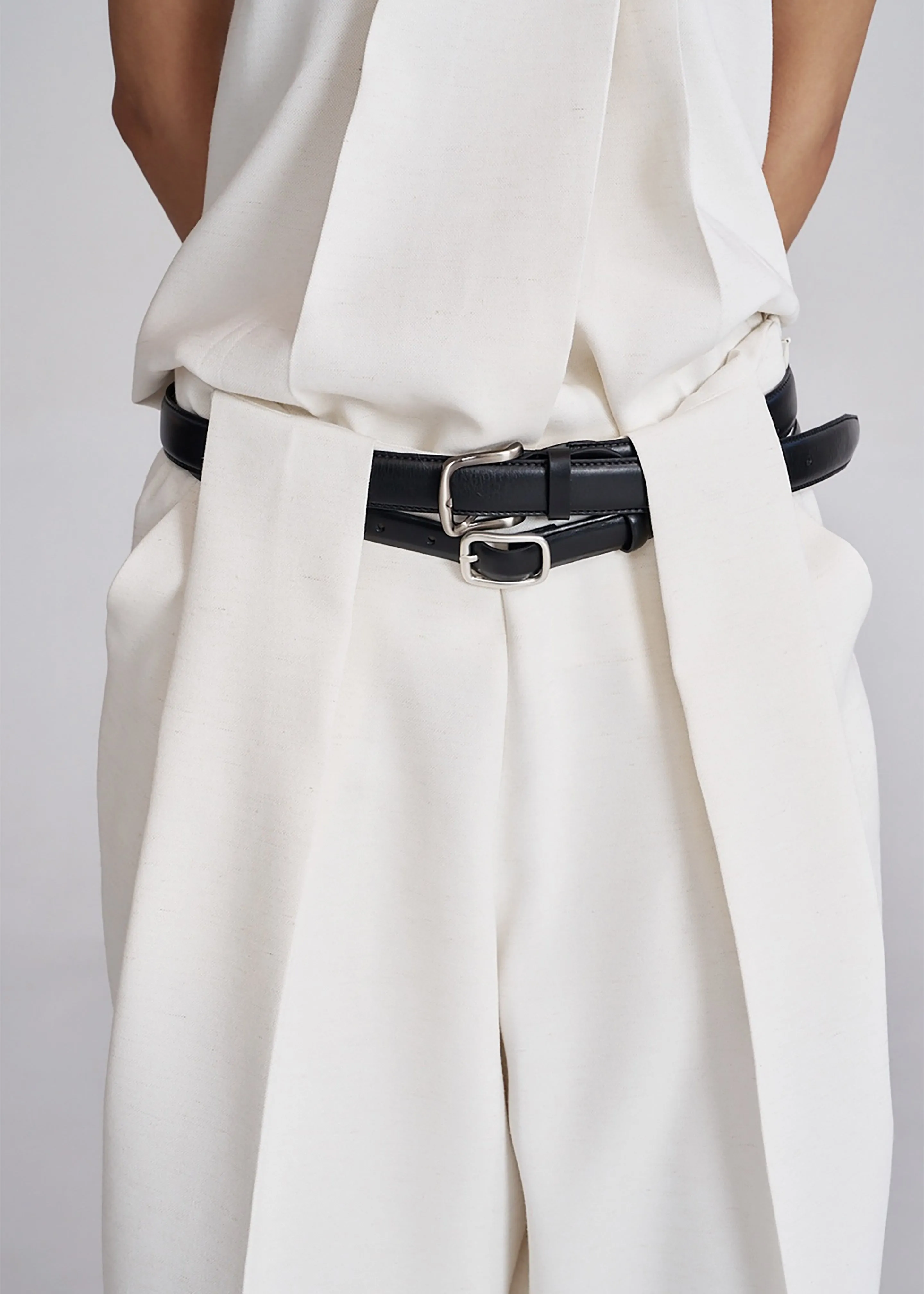 Corsham Pleated Trousers - White sold by Frankie Shop product image thumbnail 2