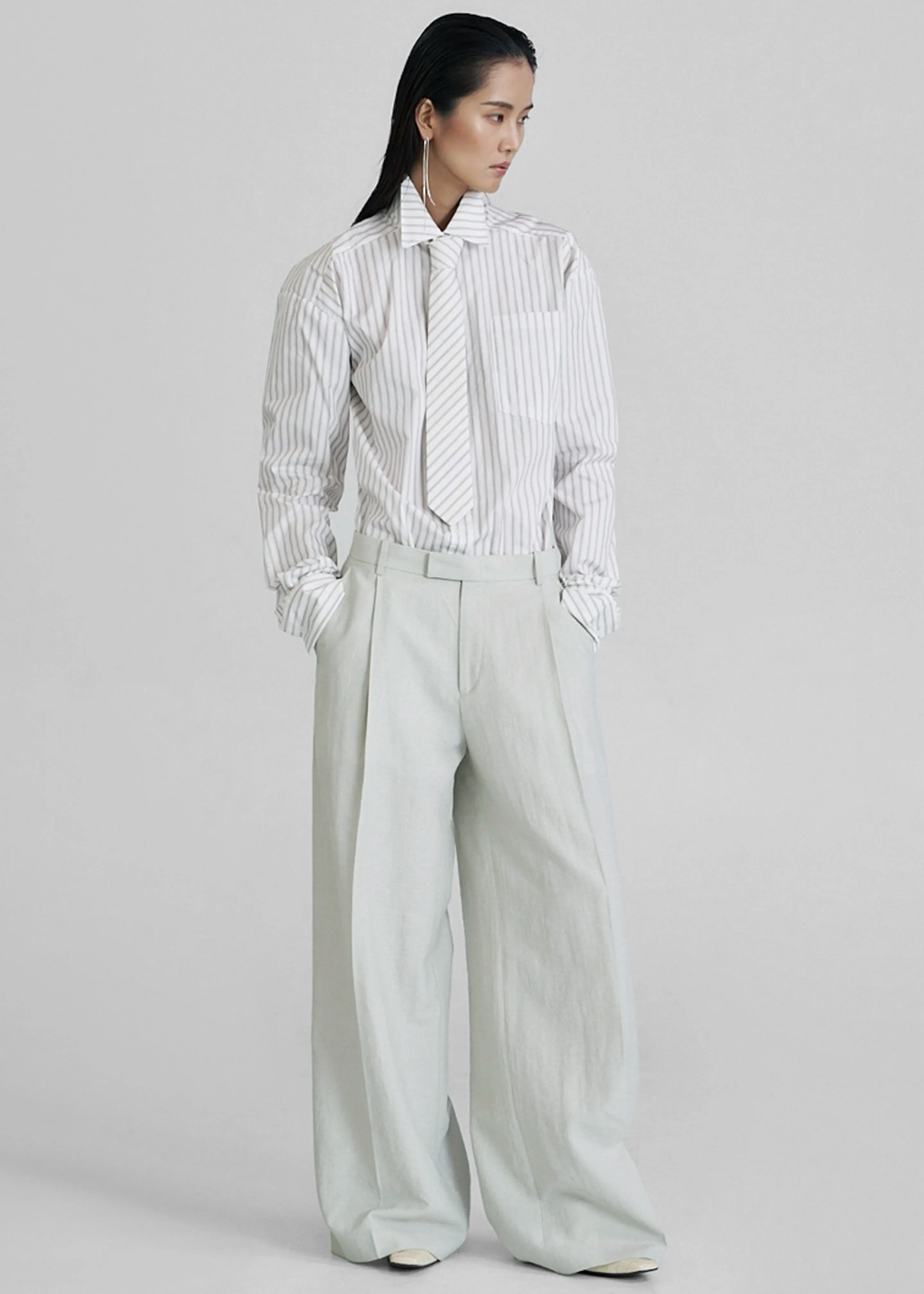Yasmine Trousers - Mint sold by Frankie Shop product image thumbnail 3