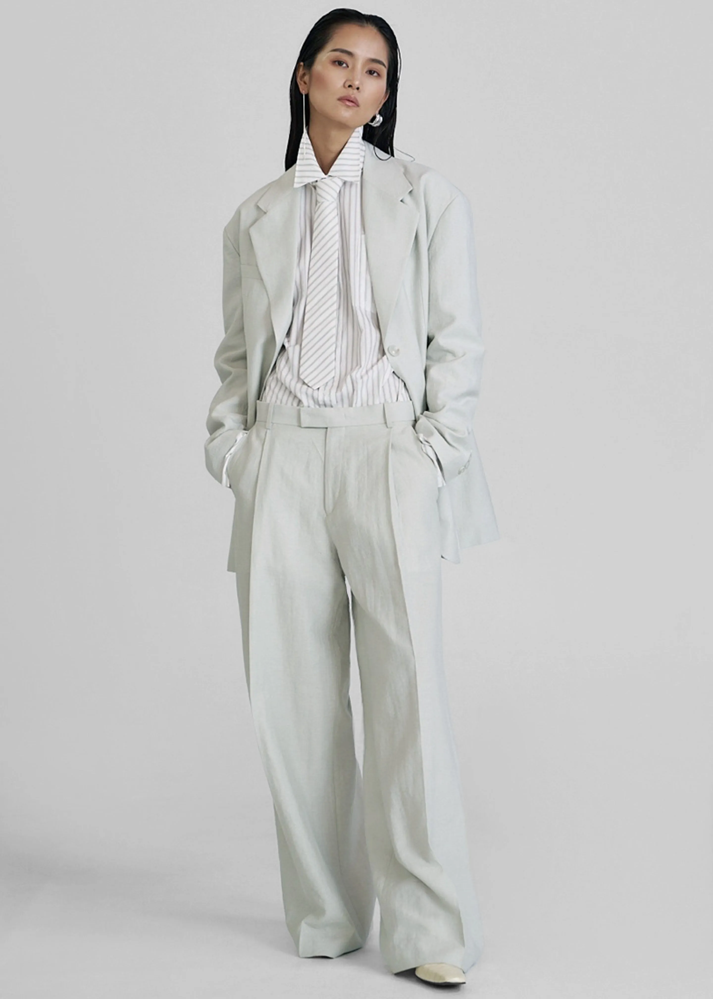 Yasmine Trousers - Mint sold by Frankie Shop