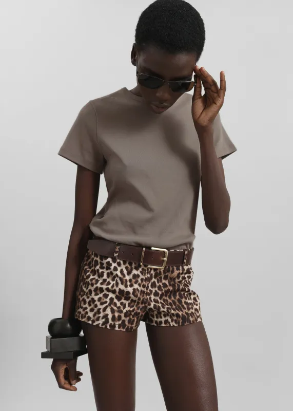 Eben Tee - Taupe made by Frankie Shop