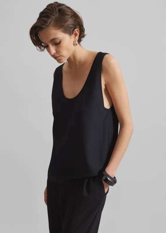 Esten Tank Top - Black made by Frankie Shop