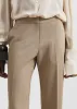 Maisie Bootcut Lyocell Pants - Taupe sold by Frankie Shop