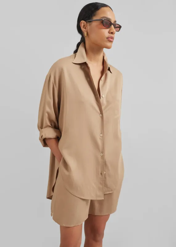 Lui Soft Boxer Shorts - Beige sold by Frankie Shop