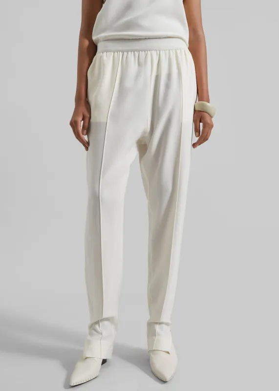 Hilo Slim Pants - Ivory sold by Frankie Shop