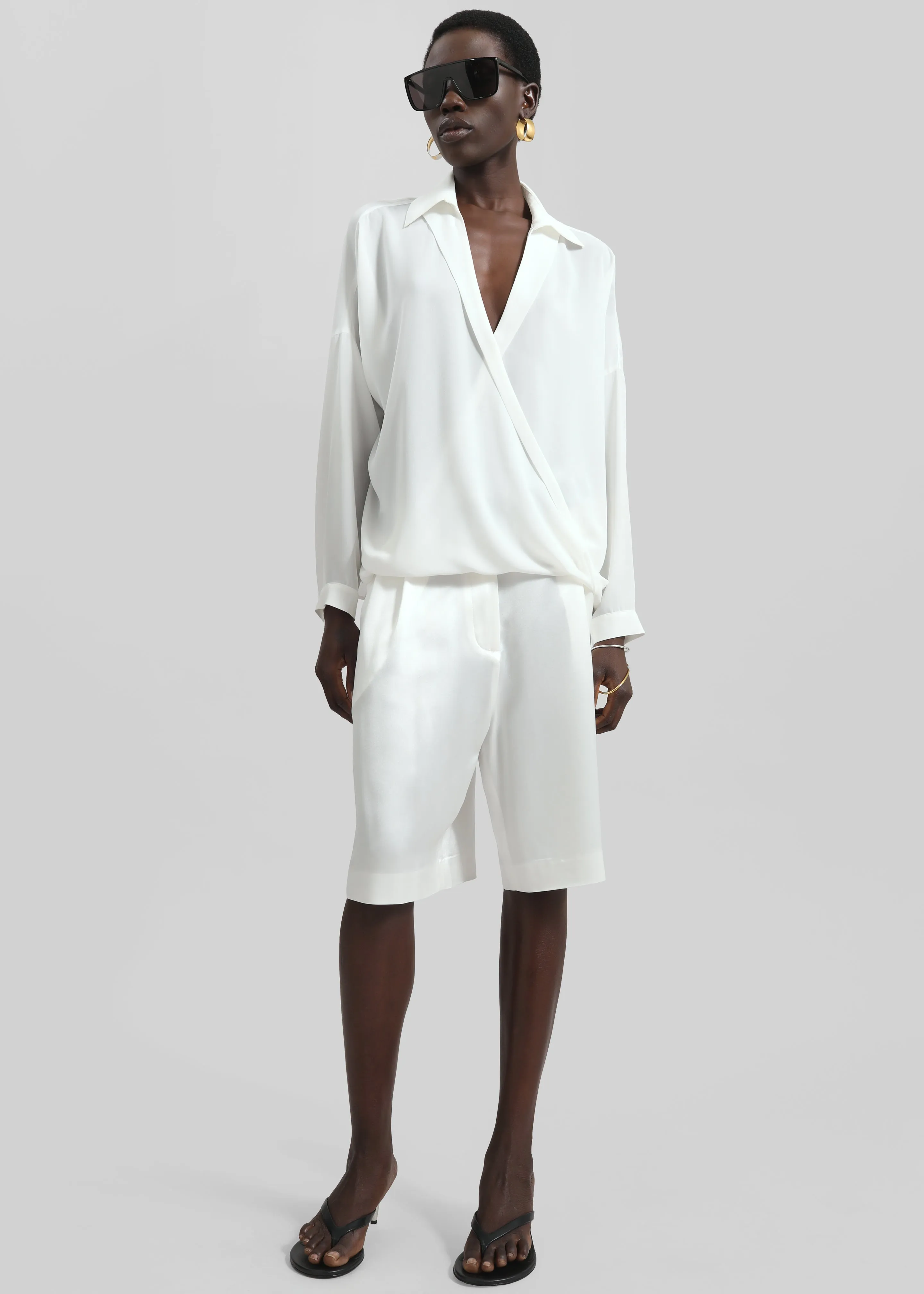 Roseau Blouse - White sold by Frankie Shop product image thumbnail 2