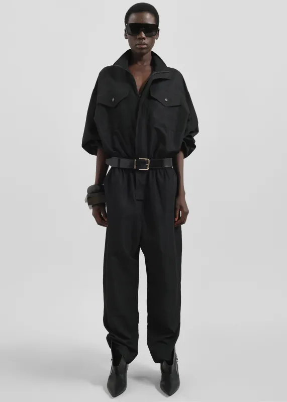 Tropez Jumpsuit - Black made by Frankie Shop
