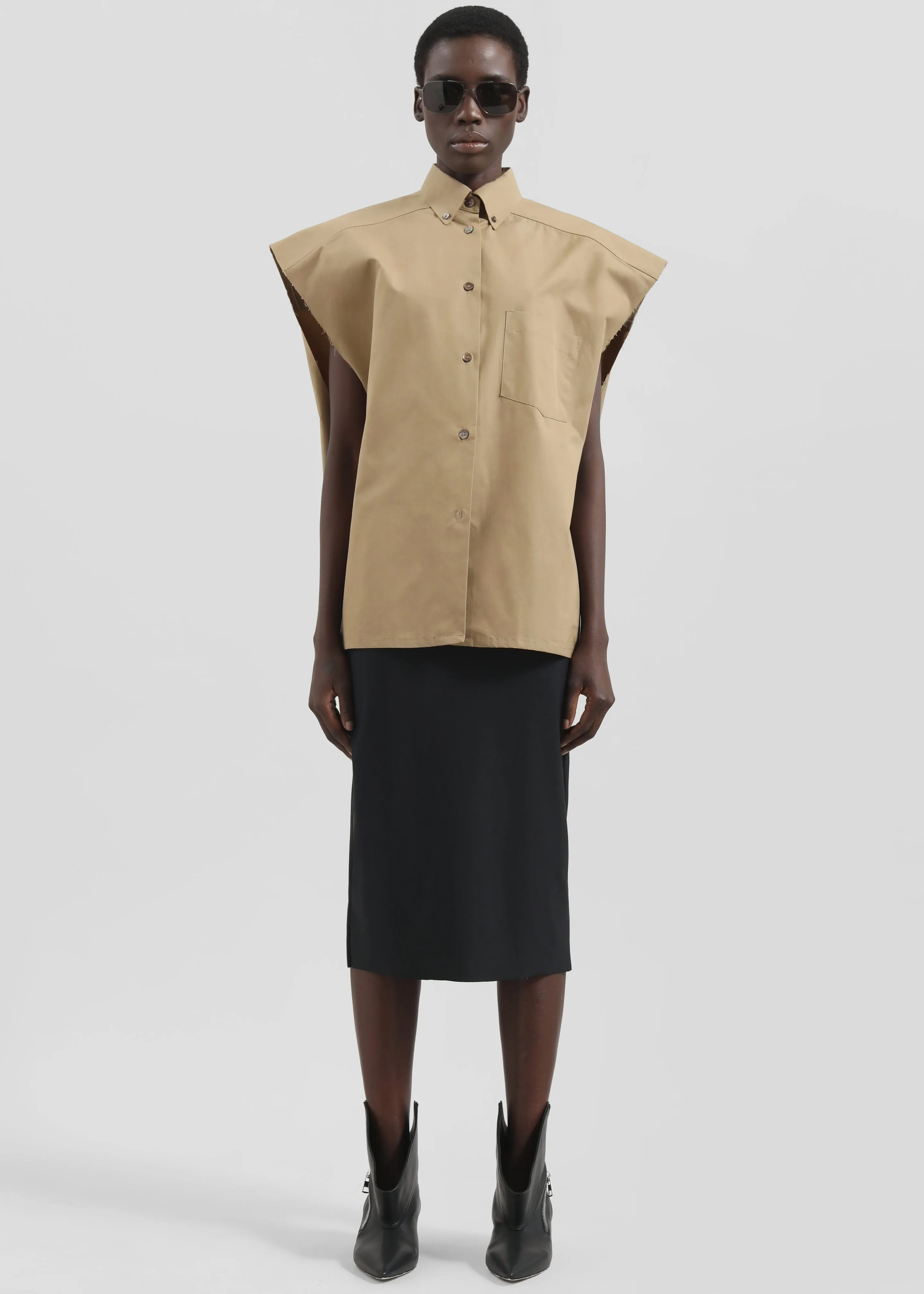 Viera Midi Skirt - Black sold by Frankie Shop product image thumbnail 4