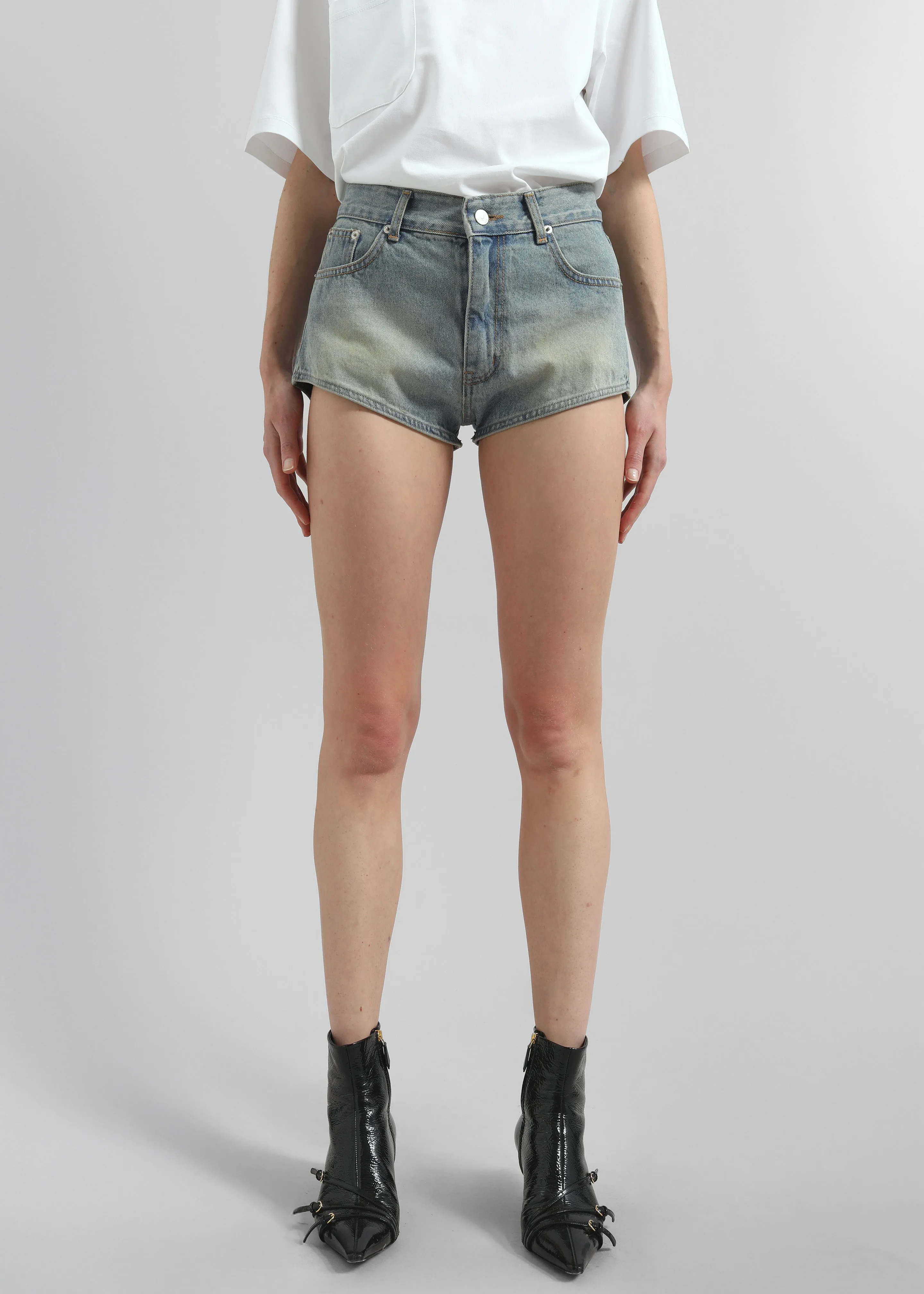 Ceylon Denim Hot Pants - Light Wash sold by Frankie Shop product image thumbnail 2