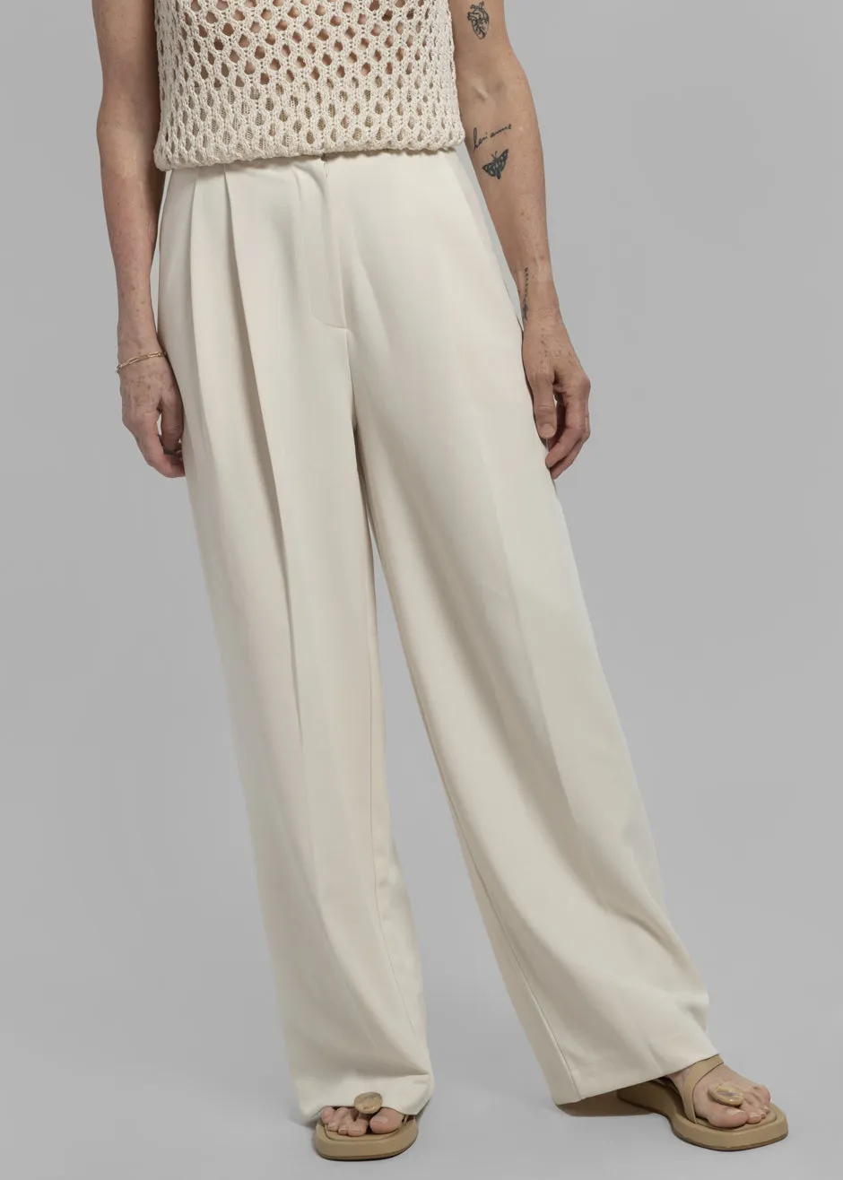 Ren Pleated Pants - Cream sold by Frankie Shop product image thumbnail 3