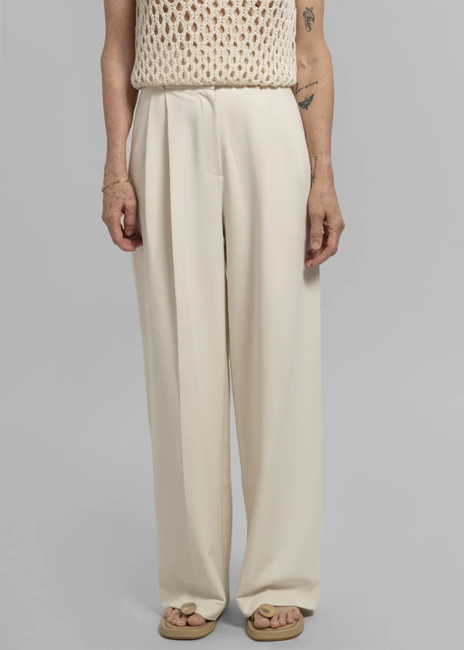 Ren Pleated Pants - Cream sold by Frankie Shop product image thumbnail 5