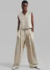 Piper Pleated Trousers - Beige sold by Frankie Shop