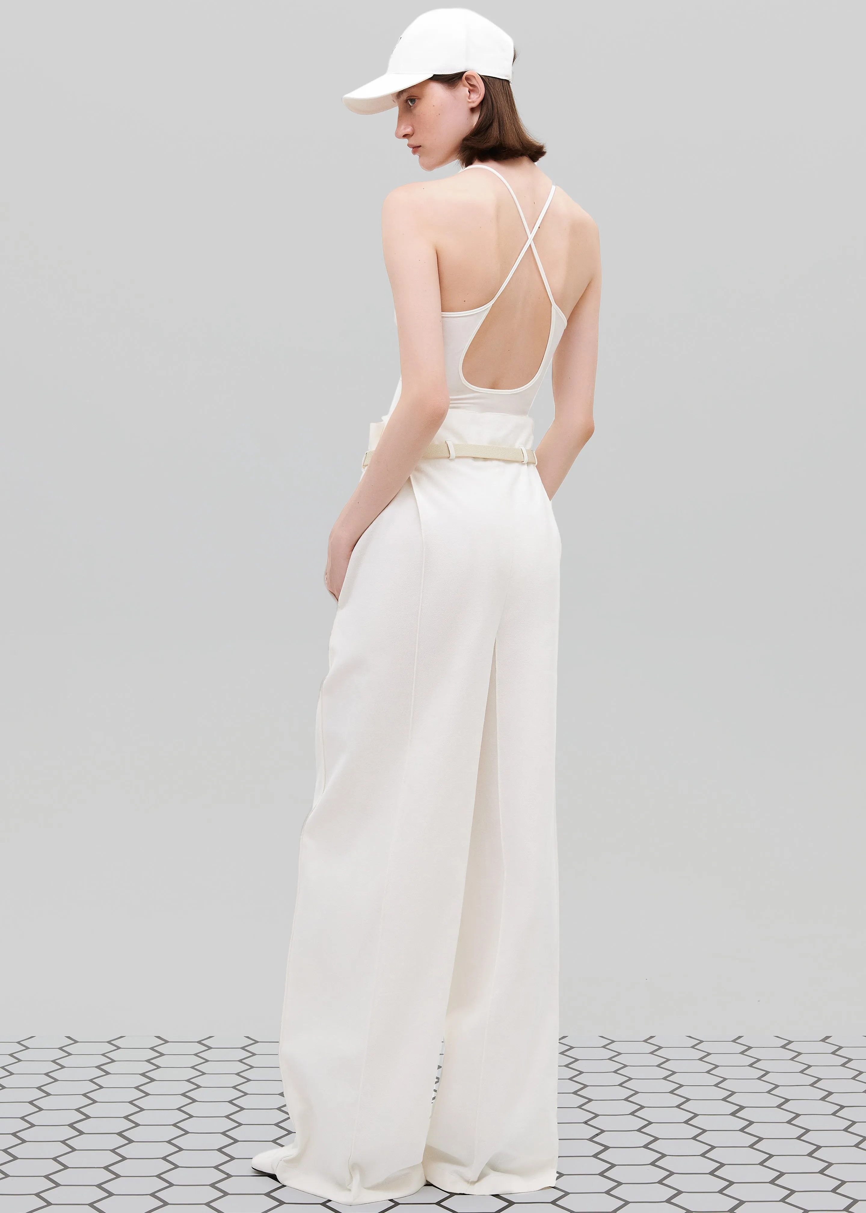 Bevza Wrap Bodysuit - Ivory sold by Frankie Shop product image thumbnail 4