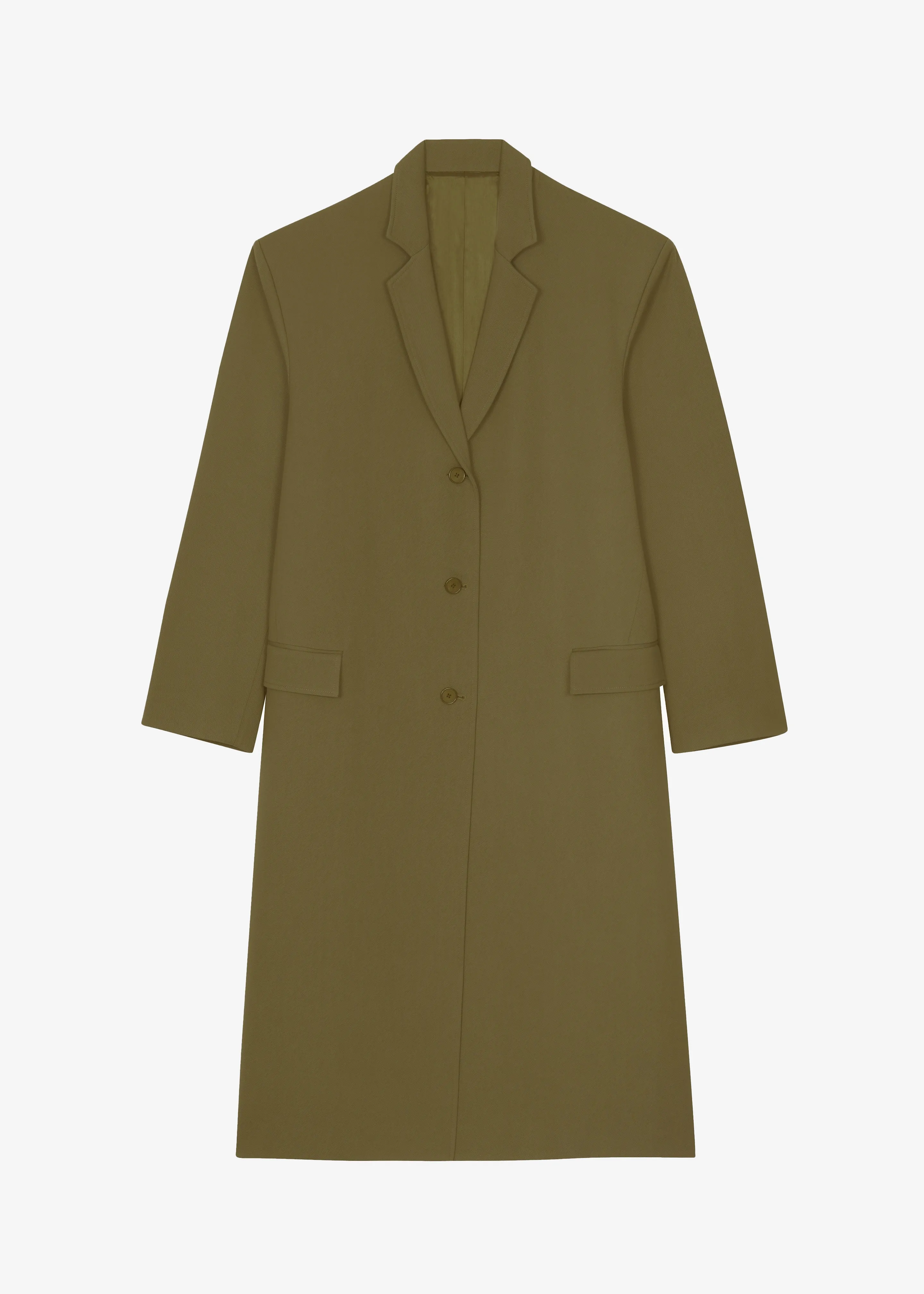 Tribeca Long Coat - Khaki sold by Frankie Shop product image thumbnail 5