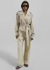 Simona Short Trench - Cement sold by Frankie Shop
