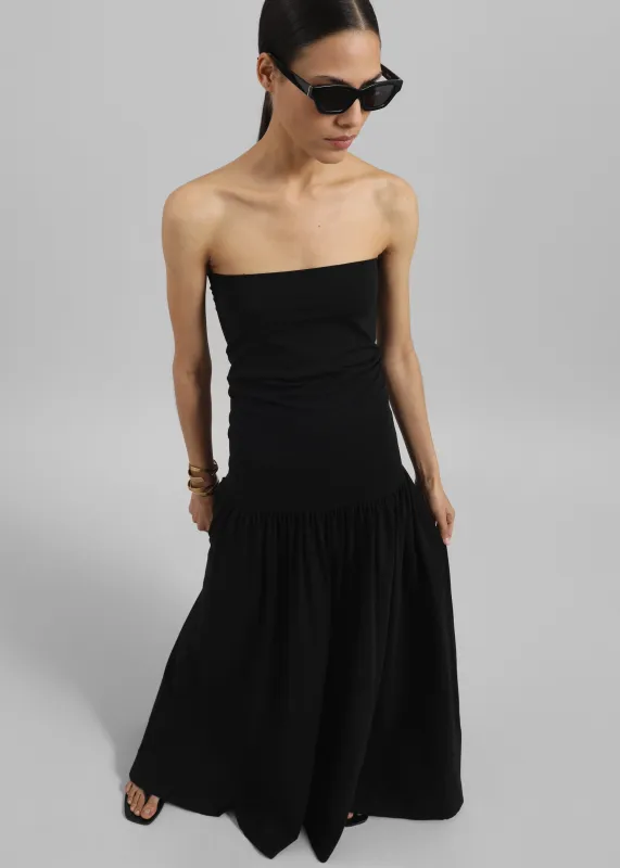 By Malene Birger Marciella Dress - Black sold by Frankie Shop