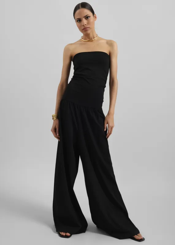 By Malene Birger Marciel Jumpsuit - Black sold by Frankie Shop