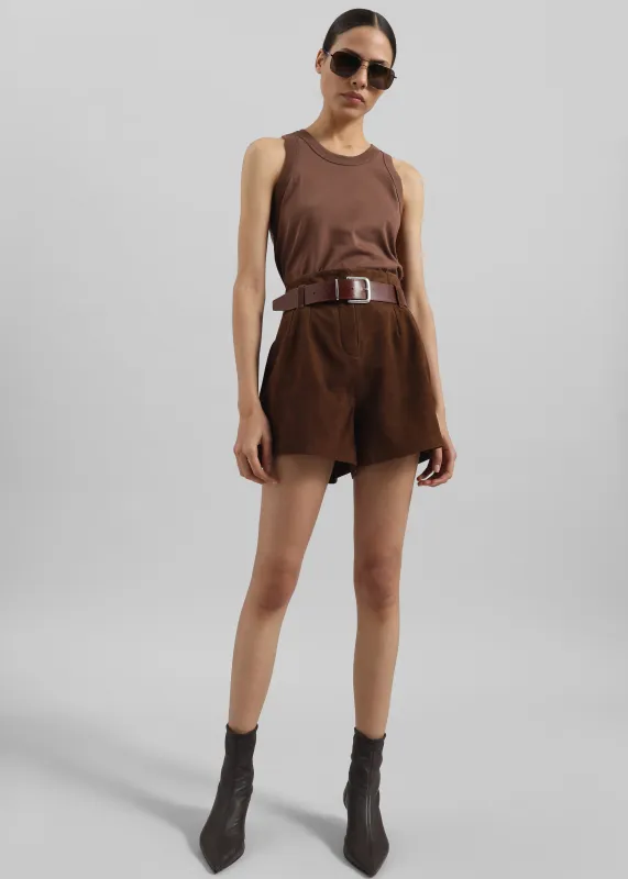 Loulou Studio Poso Tank Top - Wood made by Loulou Studio