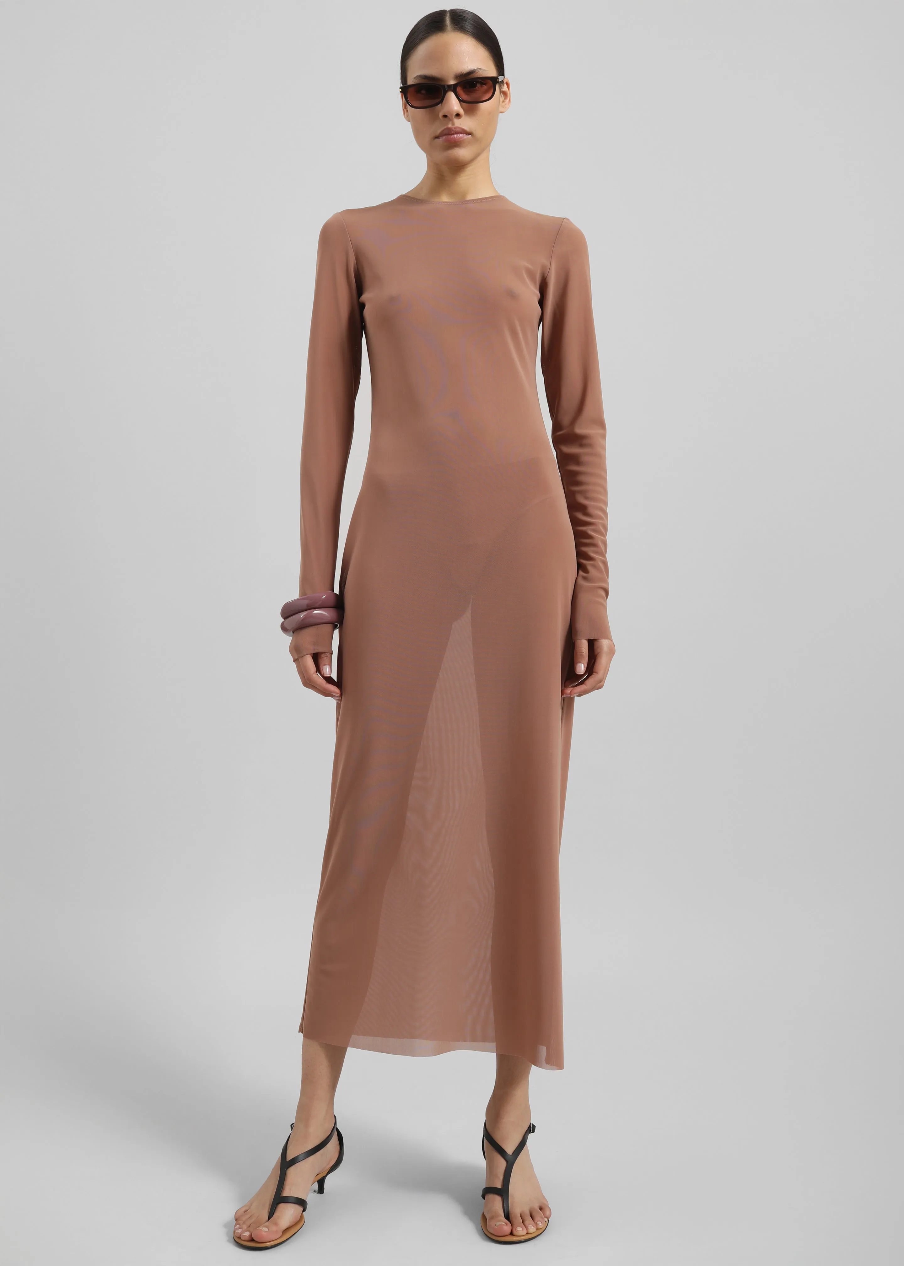 Gudu Dress #04 - Brown sold by Frankie Shop