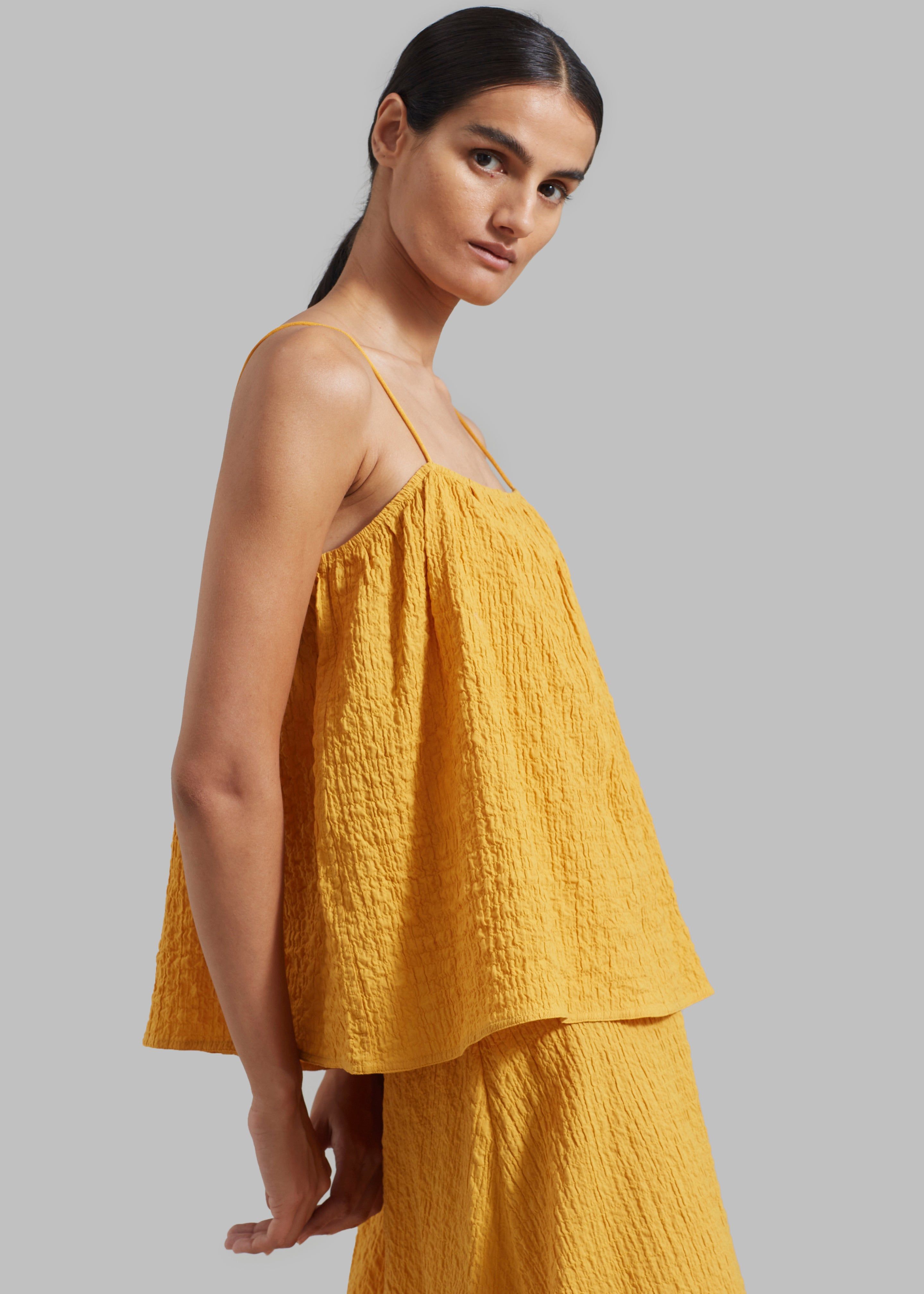 By Malene Birger Rosine Organic Cotton Top - Yellow Sunset sold by Frankie Shop product image thumbnail 3