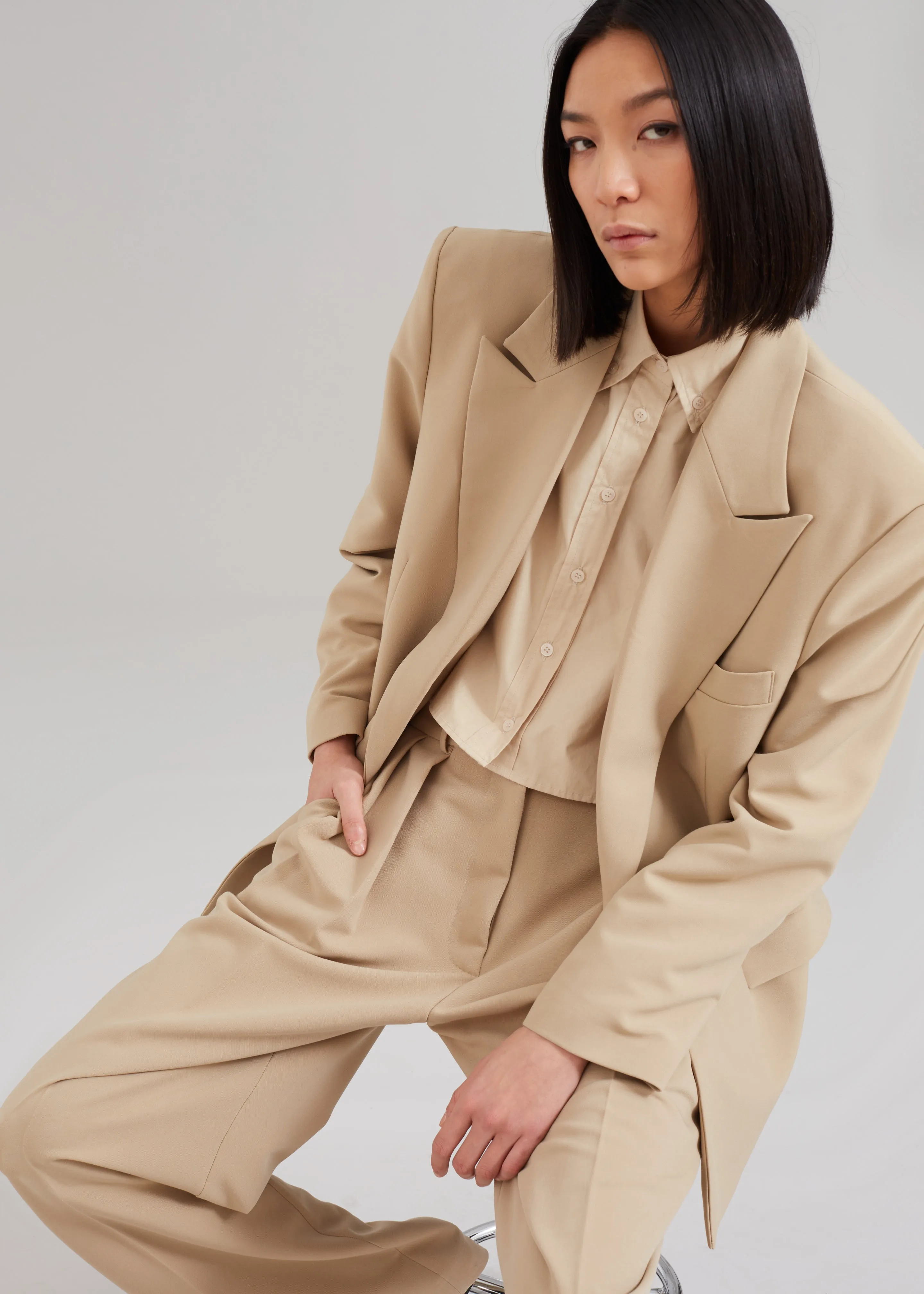 Corrin Blazer - Beige sold by Frankie Shop product image thumbnail 2