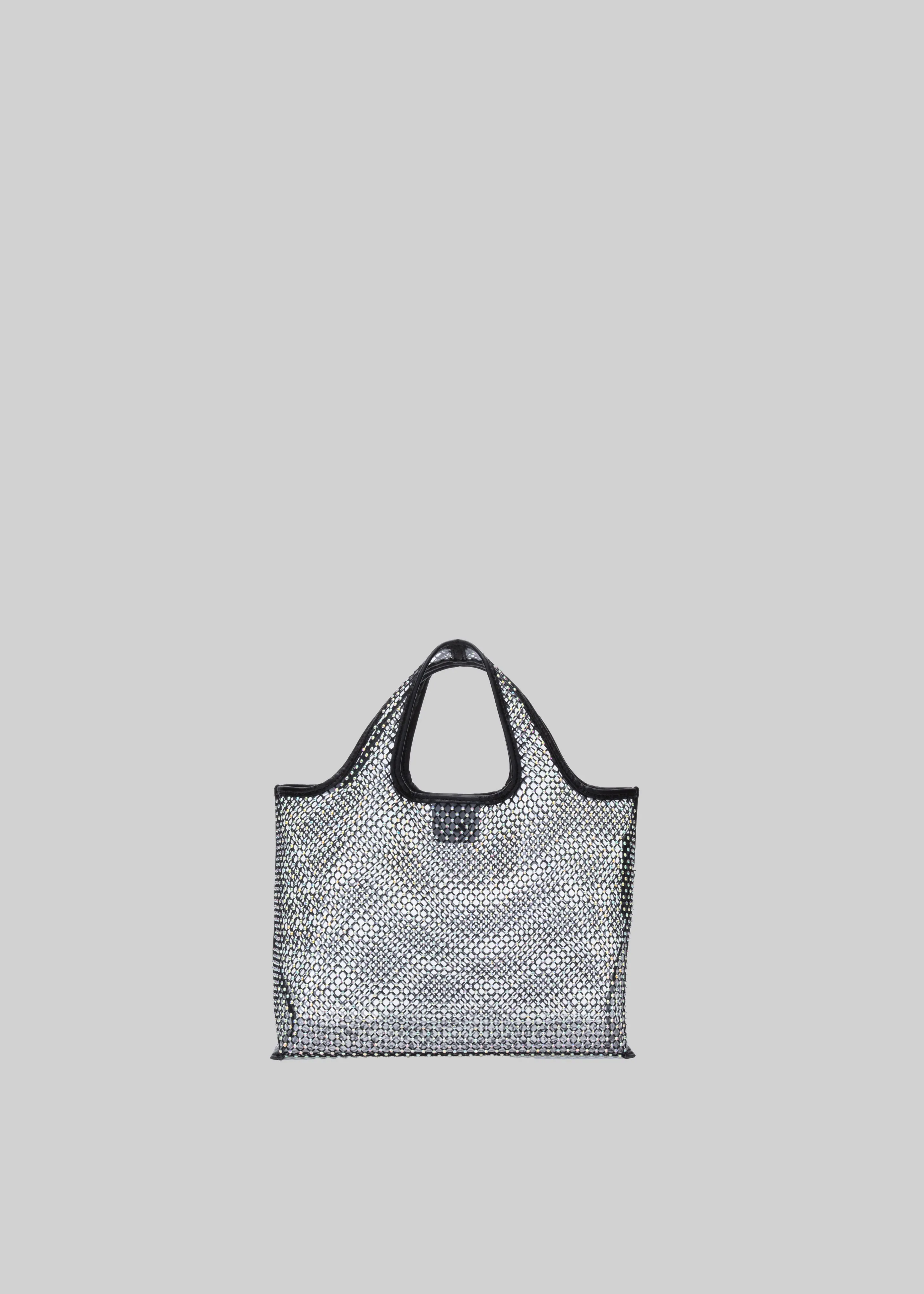 3.1 Phillip Lim Embellished Mesh Mini Market Tote - Black sold by Frankie Shop product image thumbnail 4