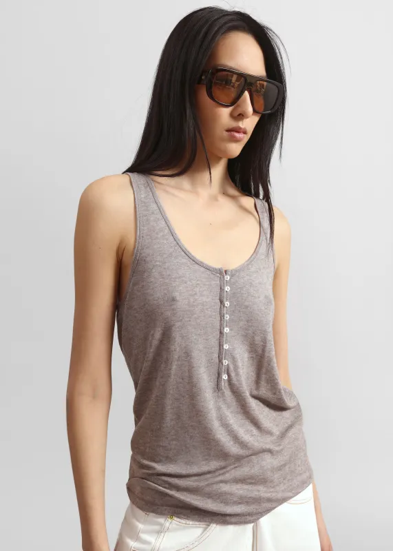 By Malene Birger Jalma Top - Fosil sold by Frankie Shop