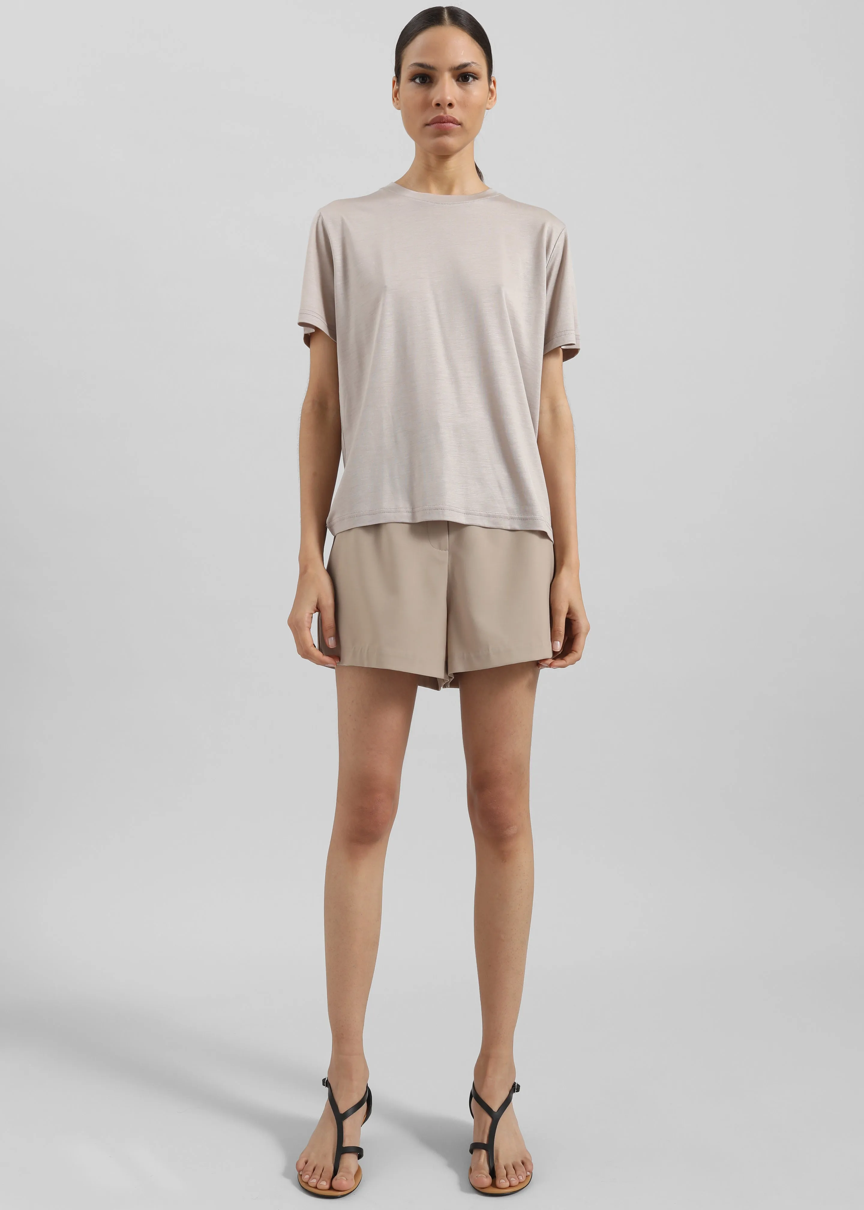 Amal Tee - Light Taupe sold by Frankie Shop product image thumbnail 3