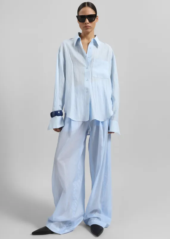 TheLatest Billie Trousers - Light Blue sold by Frankie Shop