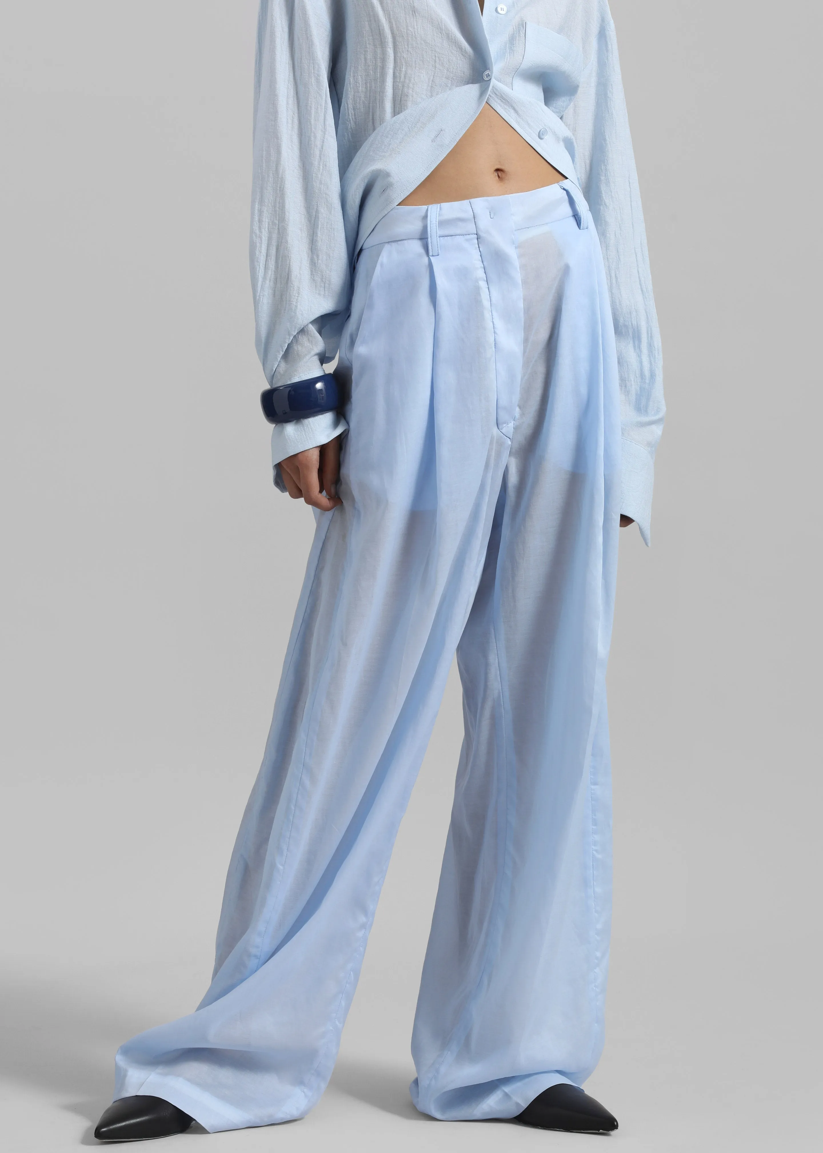 TheLatest Billie Trousers - Light Blue sold by Frankie Shop product image thumbnail 2