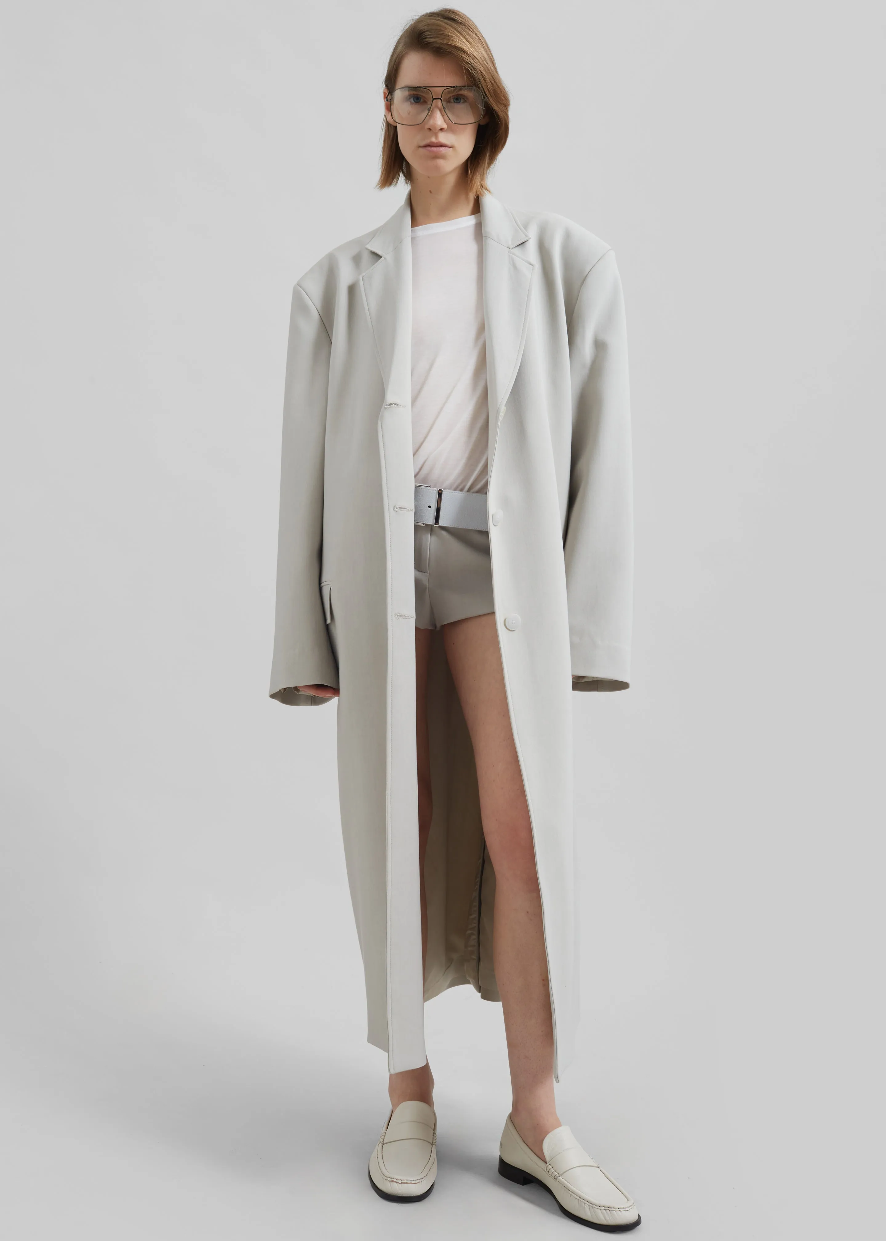 Tribeca Long Coat - Stone sold by Frankie Shop product image thumbnail 2