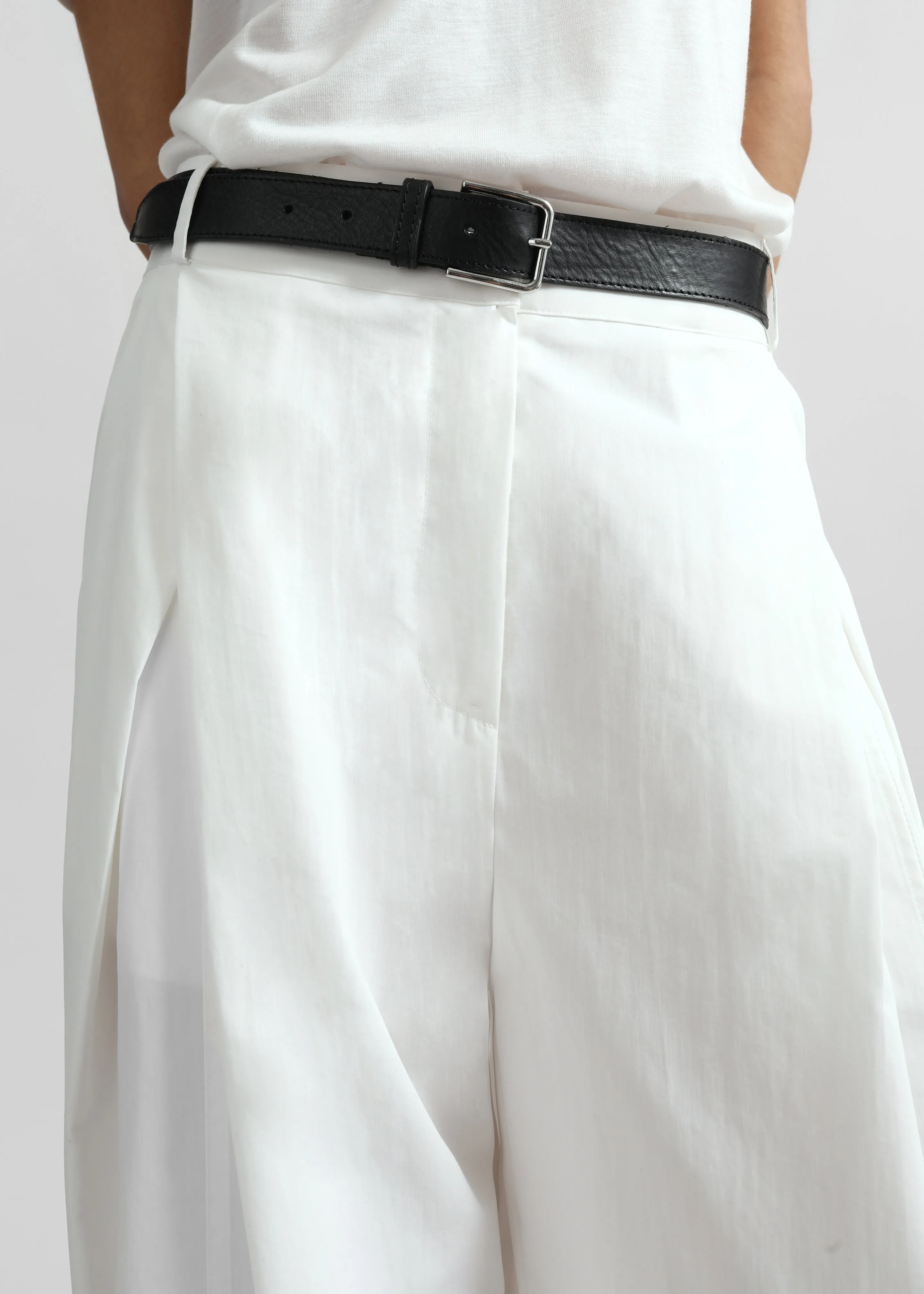 Ballia Pleated Pants - White sold by Frankie Shop product image thumbnail 3