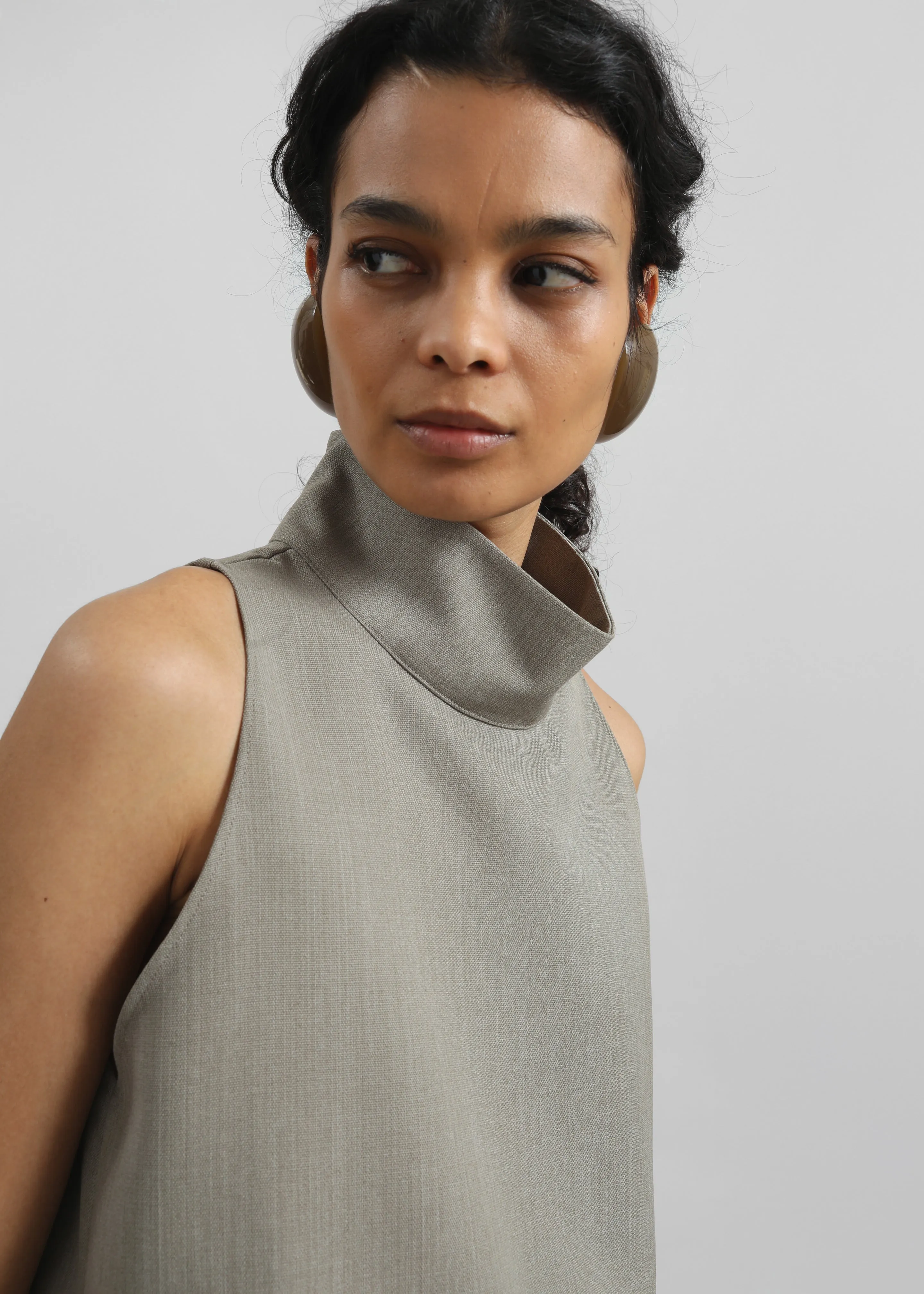 Salcott Mock Neck Top - Taupe sold by Frankie Shop product image thumbnail 2
