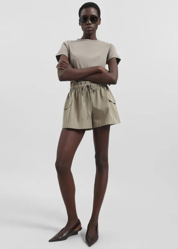 Disley Shorts - Pale Olive sold by Frankie Shop