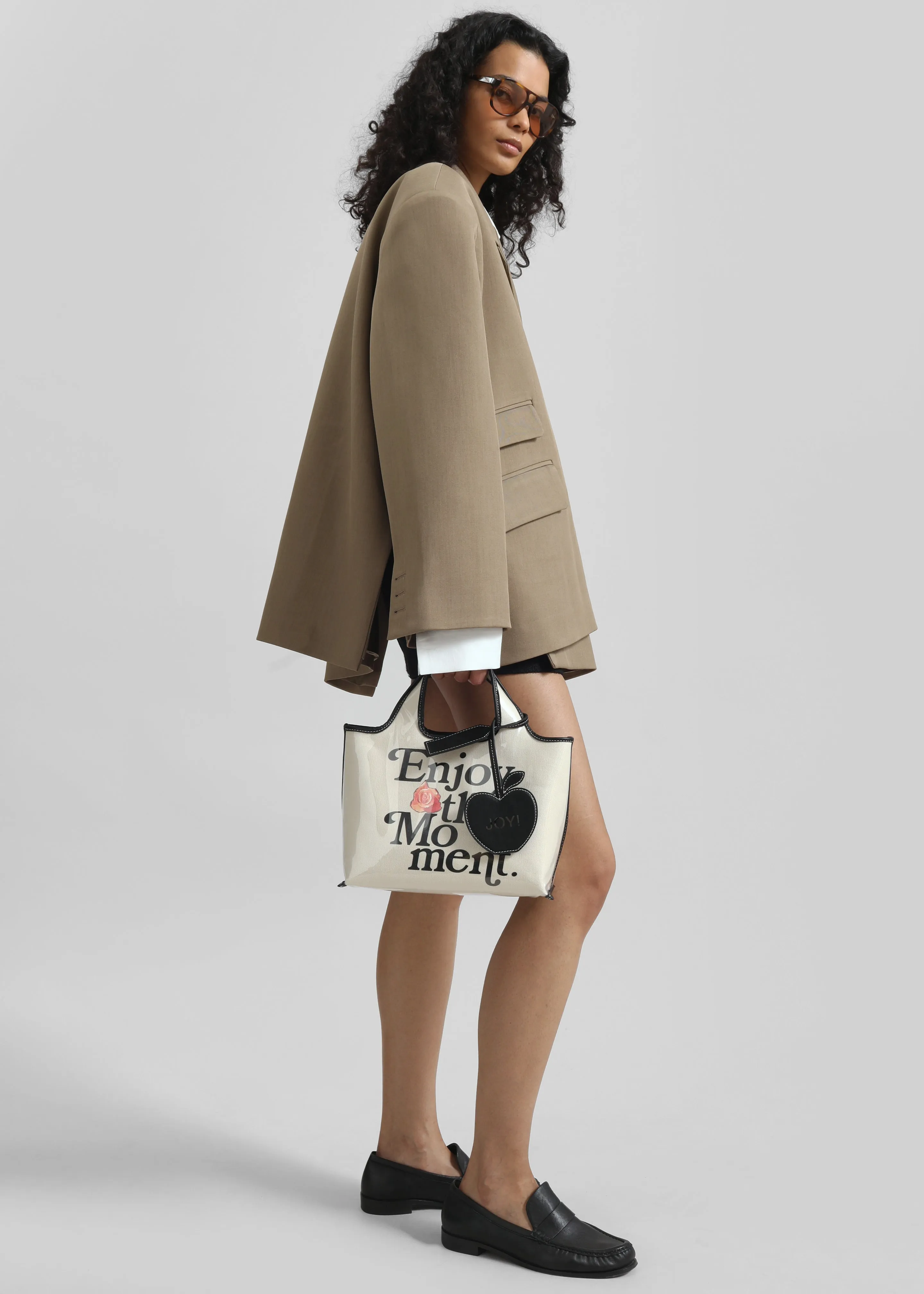 3.1 Phillip Lim Enjoy The Moment Mini Market Tote - Ecru sold by Frankie Shop product image thumbnail 5