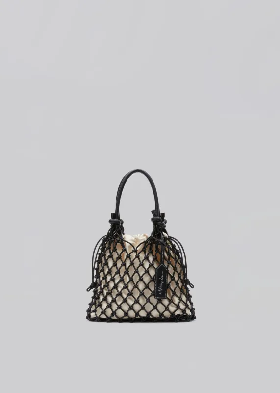 3.1 Phillip Lim Macrame Mini Sac - Black sold by Frankie Shop