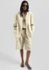Newark Double Breasted Blazer - Cement sold by Frankie Shop