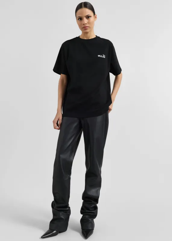 Disney x Coperni Mulan T-Shirt - Black made by Frankie Shop