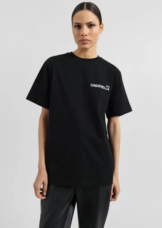 Disney x Coperni Cinderella T-Shirt - Black made by Frankie Shop