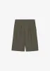 Bilbao Pleated Bermuda Shorts - Khaki sold by Frankie Shop