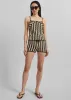 By Malene Birger Dor Crochet Shorts - Black/White sold by Frankie Shop