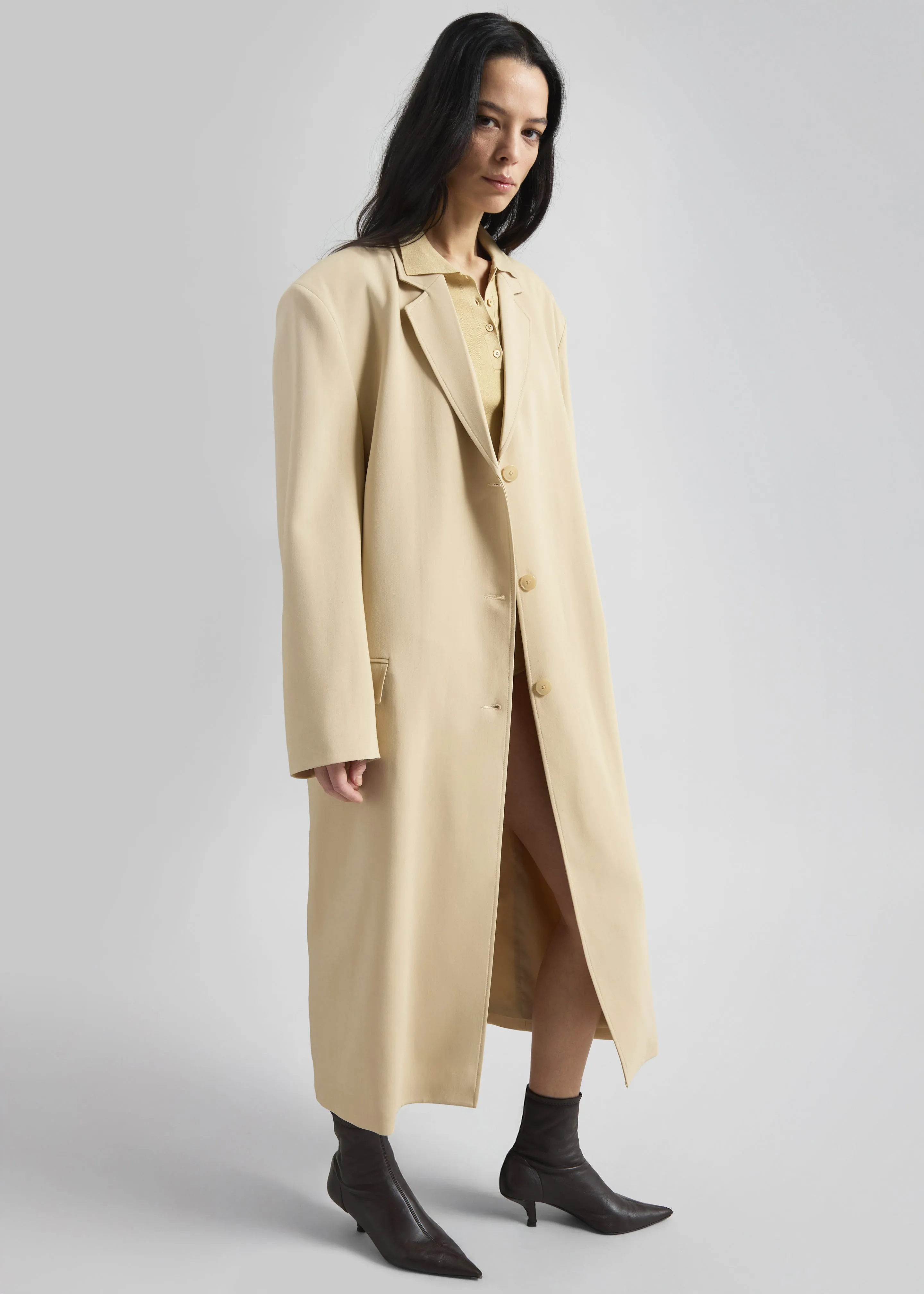 Tribeca Long Coat - Beige sold by Frankie Shop product image thumbnail 3