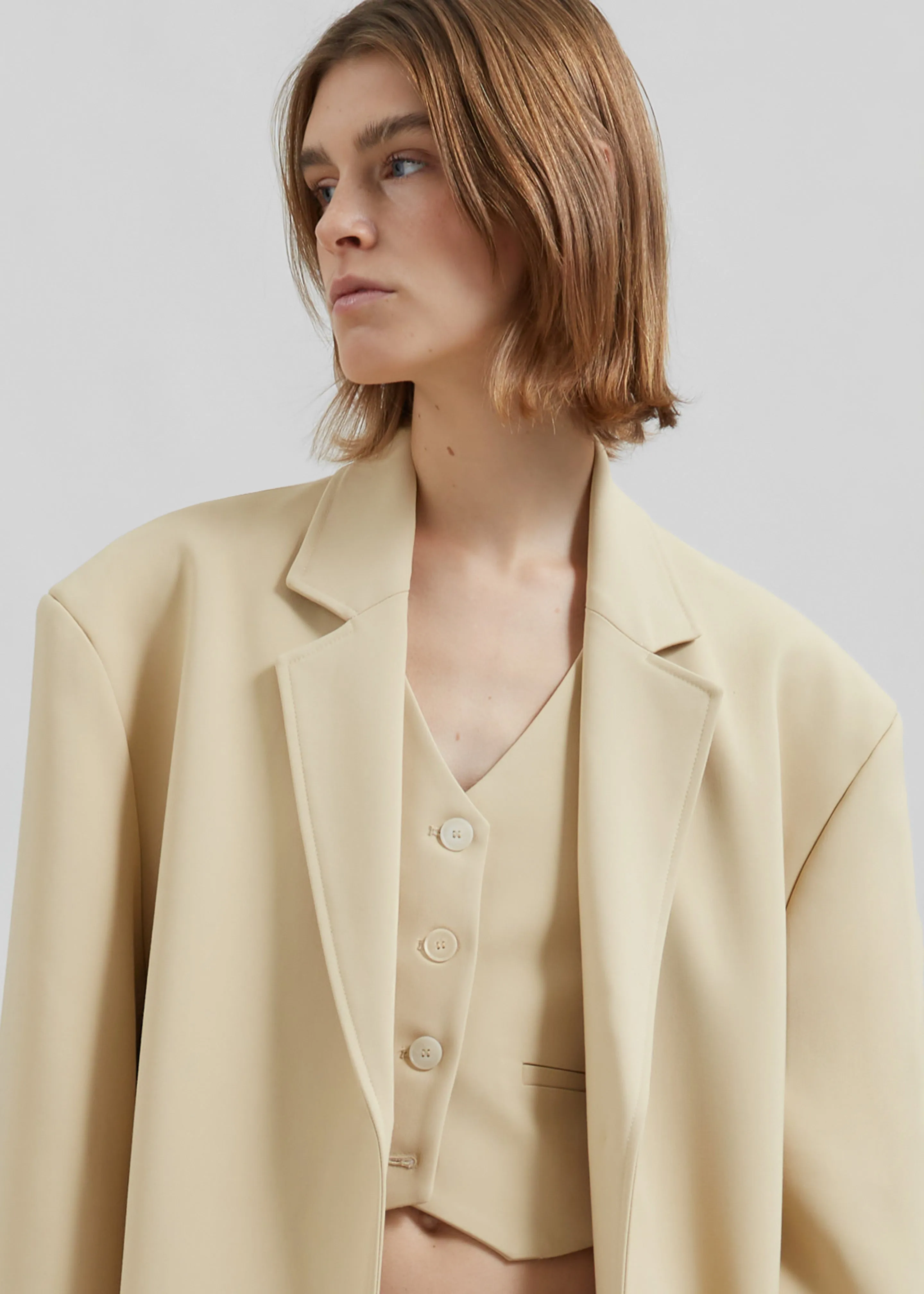 Tribeca Long Coat - Beige sold by Frankie Shop product image thumbnail 4