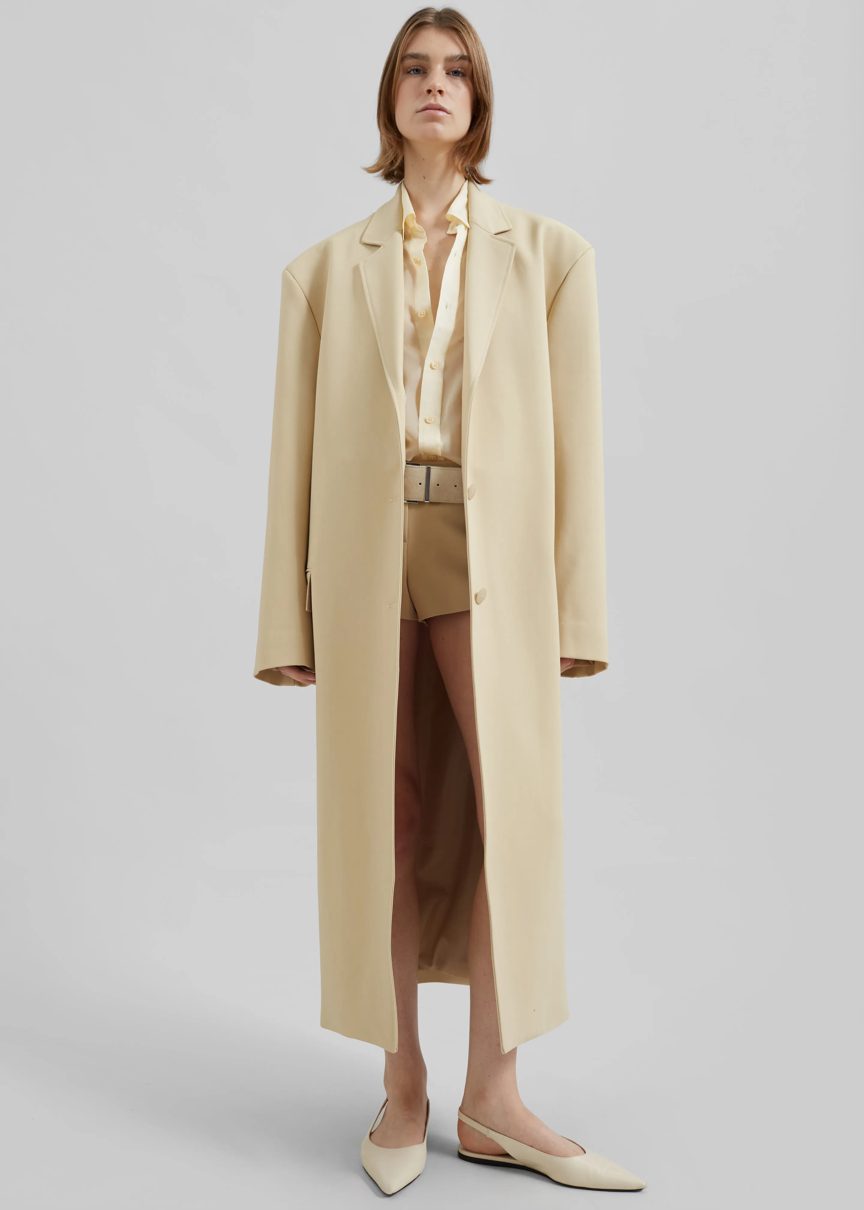 Tribeca Long Coat - Beige sold by Frankie Shop product image thumbnail 5